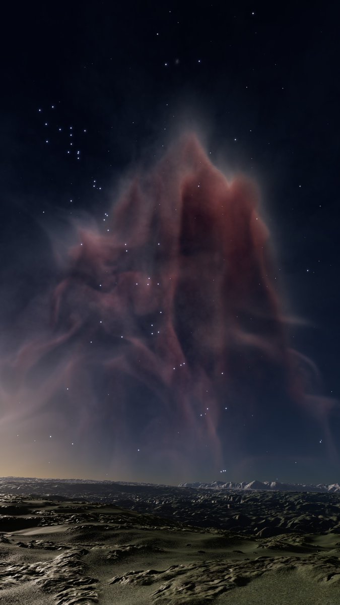 A beautiful nebula landscape viewed from NGC 7822 Sector IH-V c2-6 7 #EliteMandalay