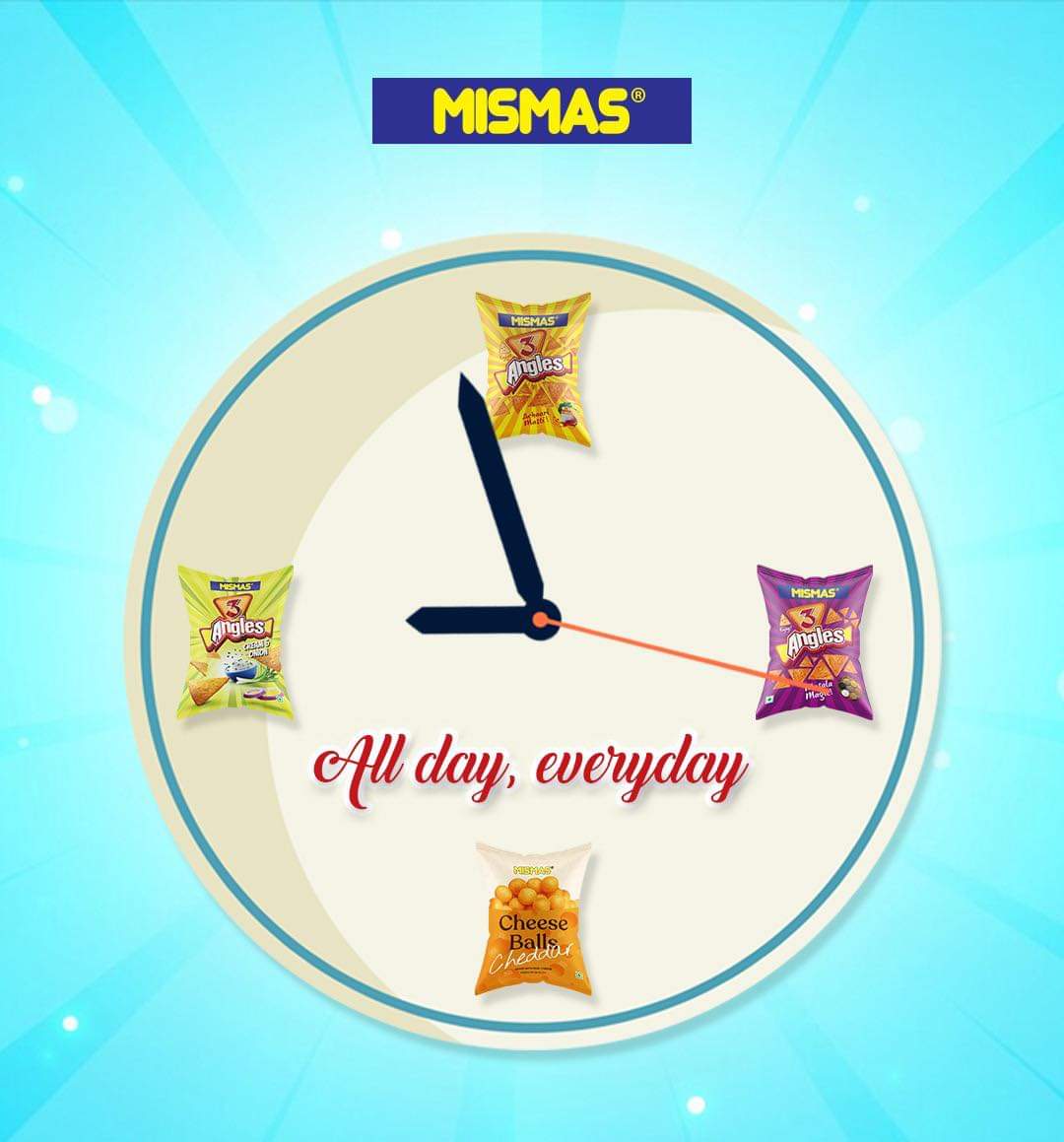 MisMasNepal's tweet image. All day, every day—living life at 360 degrees with the same 3 angles of MisMas! 
#ChipLife #AnglesOnRepeat #SnackMode
