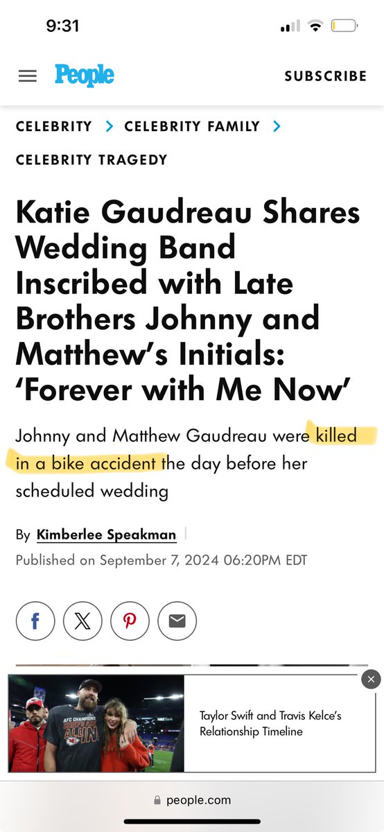 It is insult upon injury for entities like ⁦<a href="/people/">People</a>⁩ to call being killed by a drunk driver in a crash a “bike accident.”

How we speak about #trafficviolence matters. 

#bikesafety
⁦<a href="/NACTO/">NACTO</a>⁩