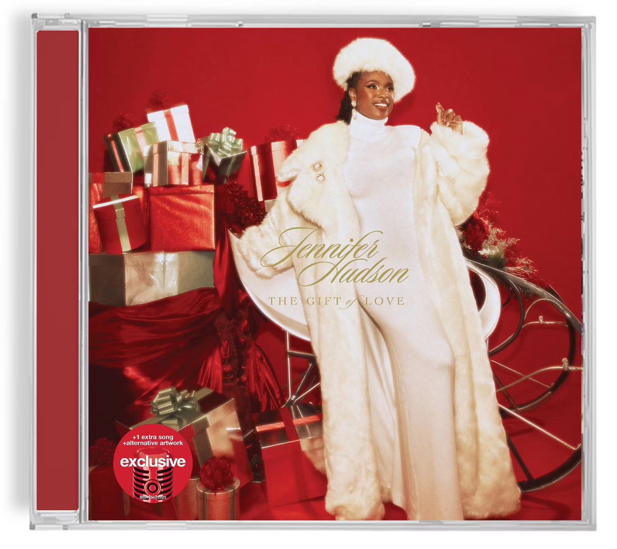 NewXmasMusic's tweet image. Alternative artwork and one extra song for the #TargetExclusive of Jennifer Hudson's THE GIFT OF LOVE, available on CD.

#Christmas2024 | #HolidayAlbums