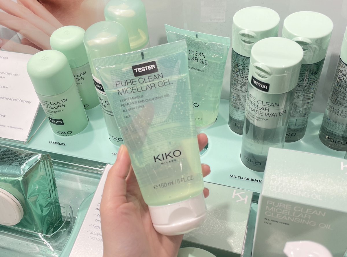 ttarntalzonel's tweet image. ตกข่าวหรือเปล่าไม่รู้เพิ่งมาเห็นว่า KIKO MILANO เค้ามีสกินแคร์ด้วยเป็น pure clean 🧼 ทำความสะอาดแบบดีมากๆแล้วคืออ่อนโยนคนผิวแพ้ง่ายก็ใช้ได้ หลังล้างแล้วผิวยังชุ่มชื้น ผิวไม่แห้ง ตัวล้างมาสคาร่าก็ไม่แสบตาแถมยังล้างเครื่องสำอางกันน้ำได้ด้วยนะ…