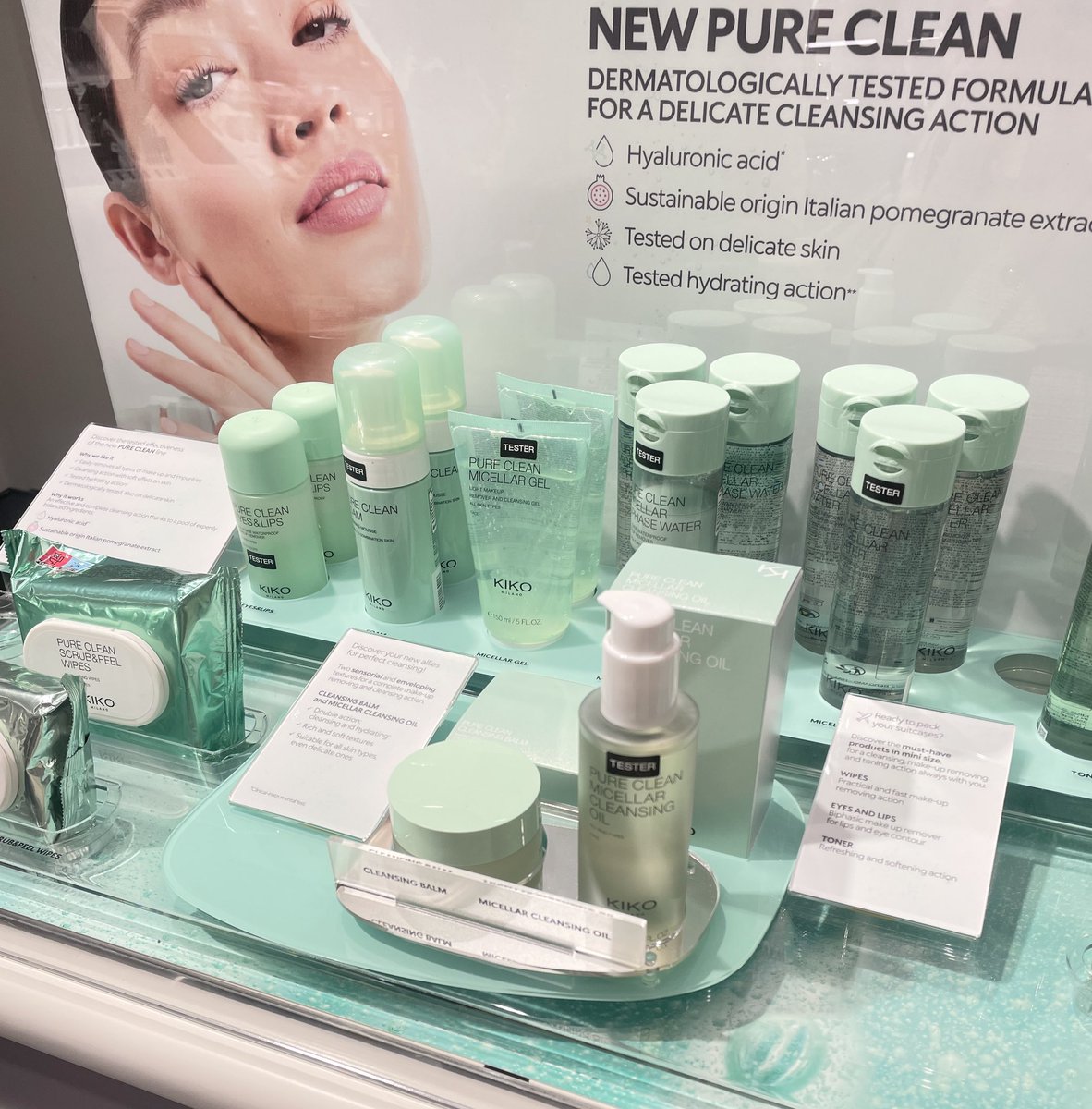 ttarntalzonel's tweet image. ตกข่าวหรือเปล่าไม่รู้เพิ่งมาเห็นว่า KIKO MILANO เค้ามีสกินแคร์ด้วยเป็น pure clean 🧼 ทำความสะอาดแบบดีมากๆแล้วคืออ่อนโยนคนผิวแพ้ง่ายก็ใช้ได้ หลังล้างแล้วผิวยังชุ่มชื้น ผิวไม่แห้ง ตัวล้างมาสคาร่าก็ไม่แสบตาแถมยังล้างเครื่องสำอางกันน้ำได้ด้วยนะ…