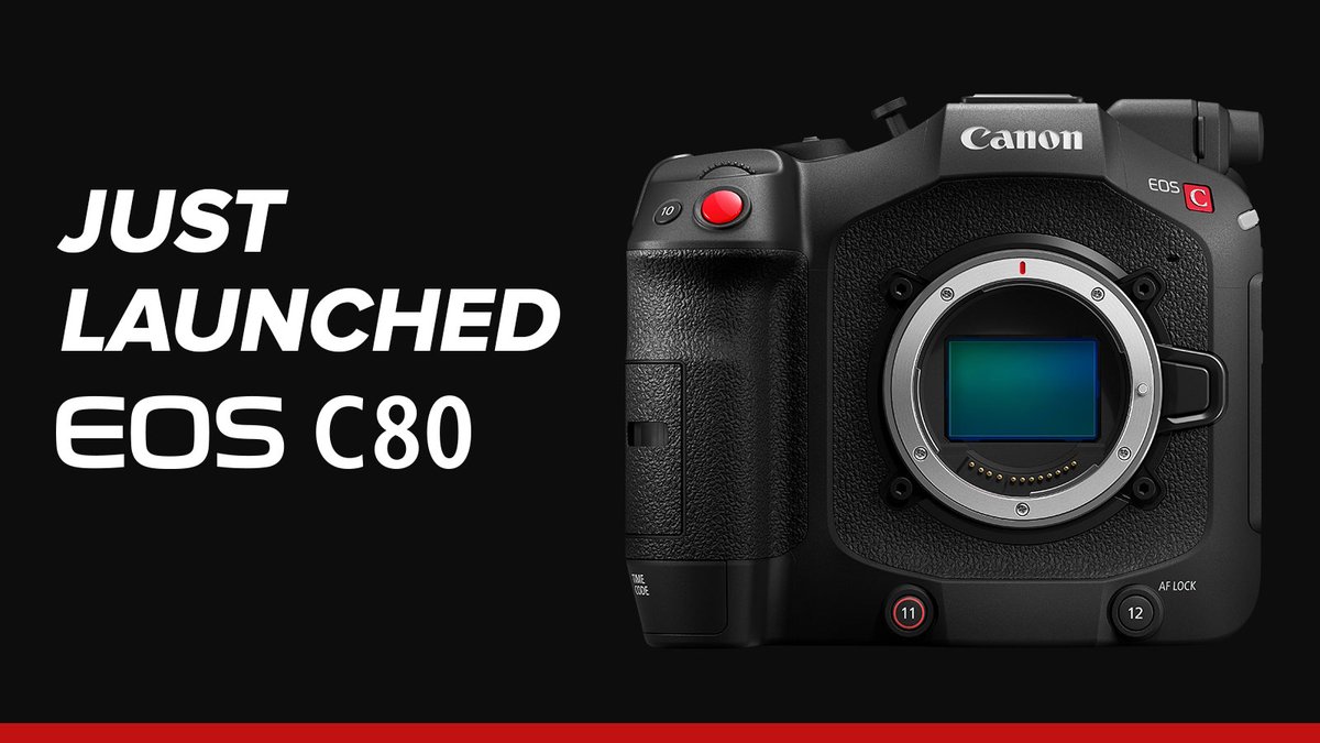 CanonUSApro's tweet photo. Introducing the EOS C80! Featuring a 6K full-frame back-illuminated stacked CMOS sensor, this compact camera body is designed for limitless creative vision.

Learn more: https://t.co/h2O4Zc744c https://t.co/FyNstxtgtH