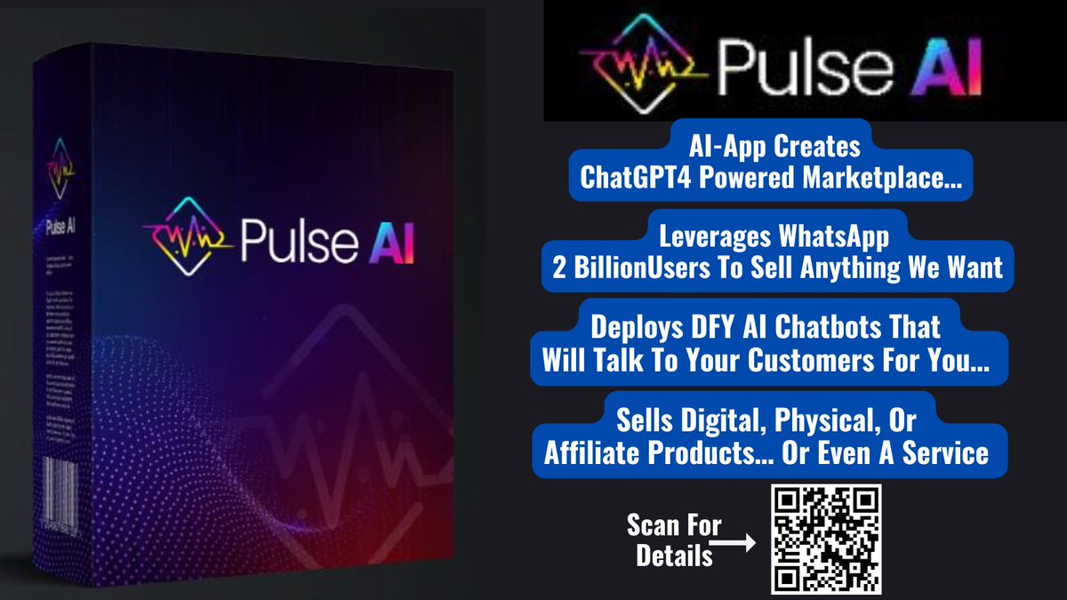 bsssbooster's tweet image. Pulse AI - ai-assistant that will operate a profitable business on your behalf… leaving only one job for you… profit!
cutt.ly/pulse-ai

#Software #BusinessSolutions #artificalintelligence #Profit
#dogs #Haitians #Lions #newweek #Springfield #lilwayne #Spain #Cowboys