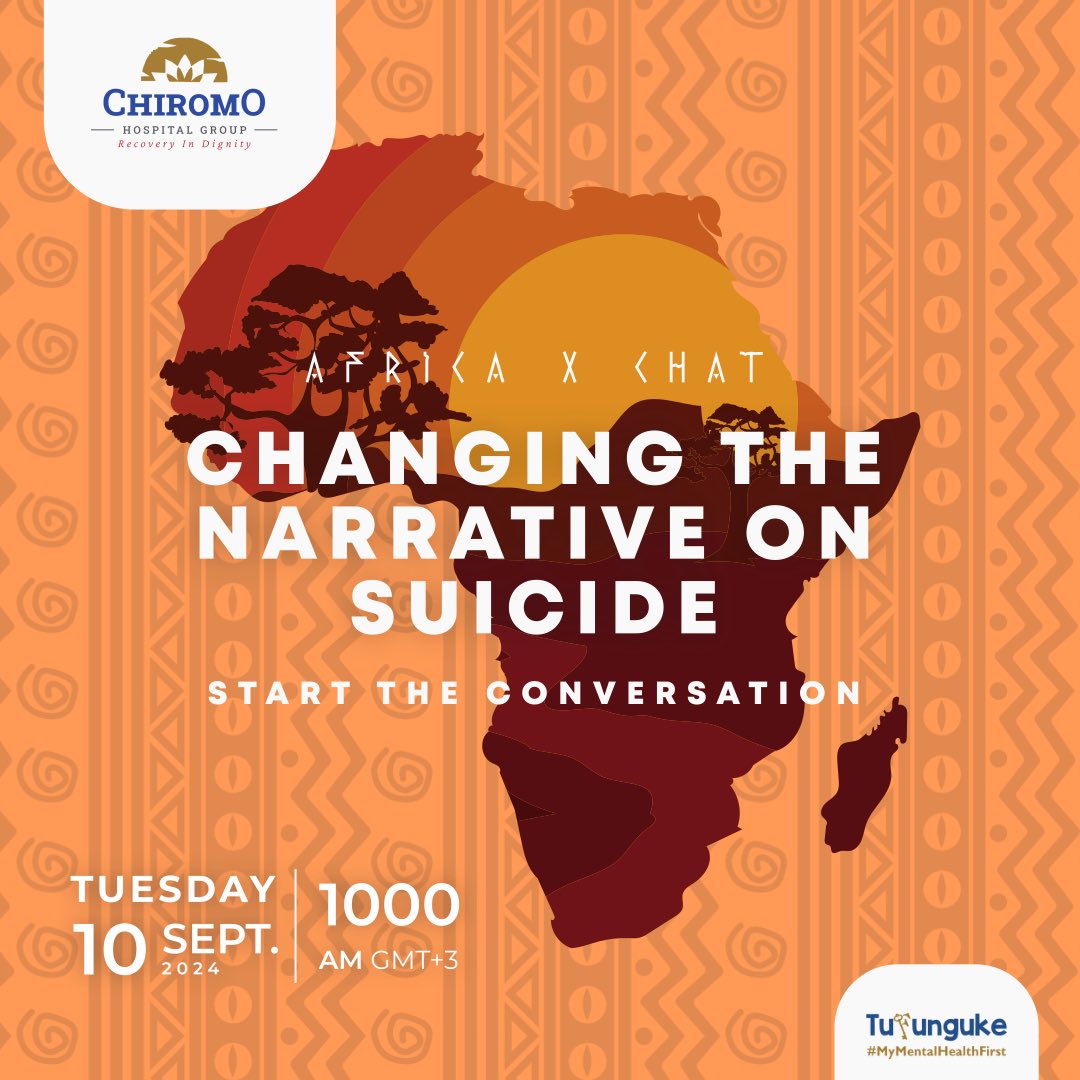 paintandchatug1's tweet photo. Join us tomorrow with @ChiromoHospGrp for an X chat about #changingthenarrative on suicide. A topic that faces intense stigma in Africa.

#WorldSuicidePreventionDay https://t.co/OIHNWIh4T6