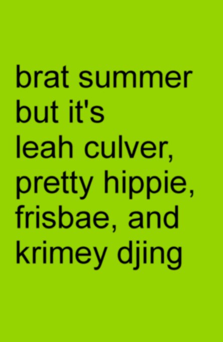 Brat Summer Rave!! This Saturday with @LEAHCULVERMUSIC @irispresents with support from @FRISBAEMUSIC<a class="tags" target="_blank" title="On Twitter" href="/?out=eyJ0eXAiOiJKV1QiLCJhbGciOiJIUzUxMiJ9.eyJpYXQiOjE3MzIzMjEwMjMsImlzcyI6InR3cG9ybnN0YXJzLmNvbSIsIm5iZiI6MTczMjMyMTAyMywiZXhwIjoxNzYzODU3MDIzLCJyZWRpcmVjdF91cmwiOiJodHRwczovL3R3aXR0ZXIuY29tL0xFQUhDVUxWRVJNVVNJQyJ9.ZB5RpB6UFDgM3TSzR004QAWadZCpmspBsIXtNABJ6DEdz-VtRL1hZkYKNuGgadwZw04PhaTL5gKnGXy2E6QrKg">@LEAHCULVERMUSIC</a>
