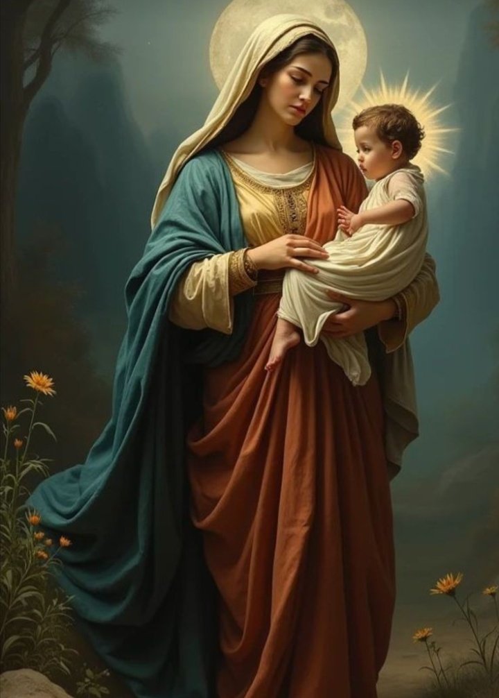 CatholicQuote12's tweet photo. Holy Mary, Mother of God, Pray for us. https://t.co/AkQQGdiGO2