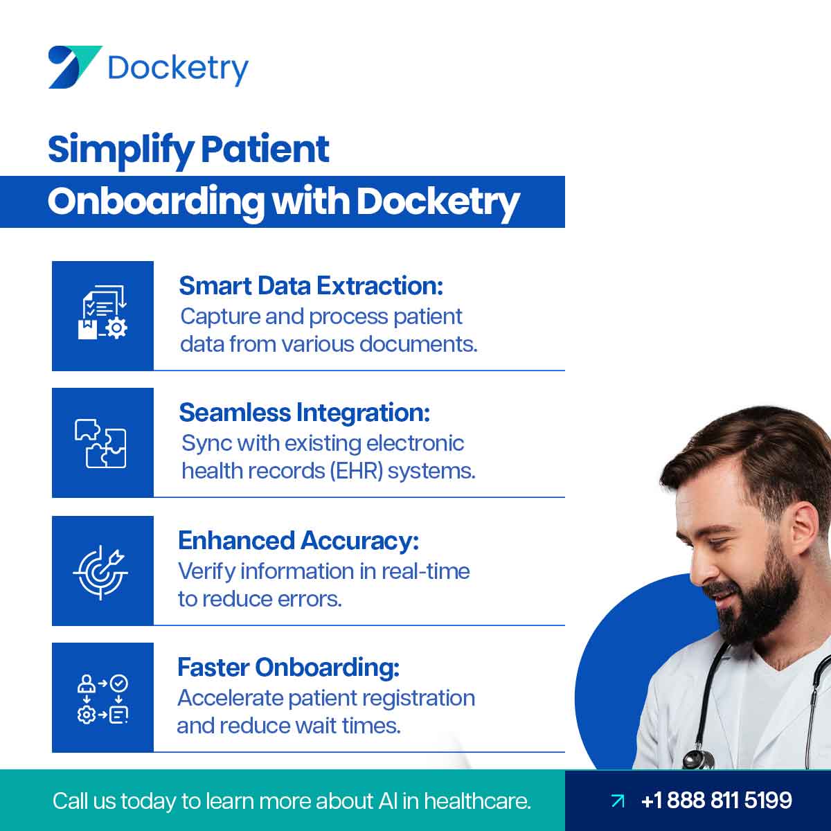 DocketryAi's tweet image. What&apos;s New in Docketry!
Enjoy faster processing times and reduced wait times, creating a more efficient onboarding experience for patients. Schedule a demo with us!

#PatientOnboarding #SmartDataExtraction #HealthcareInnovation #EHRIntegration #AIinHealthcare