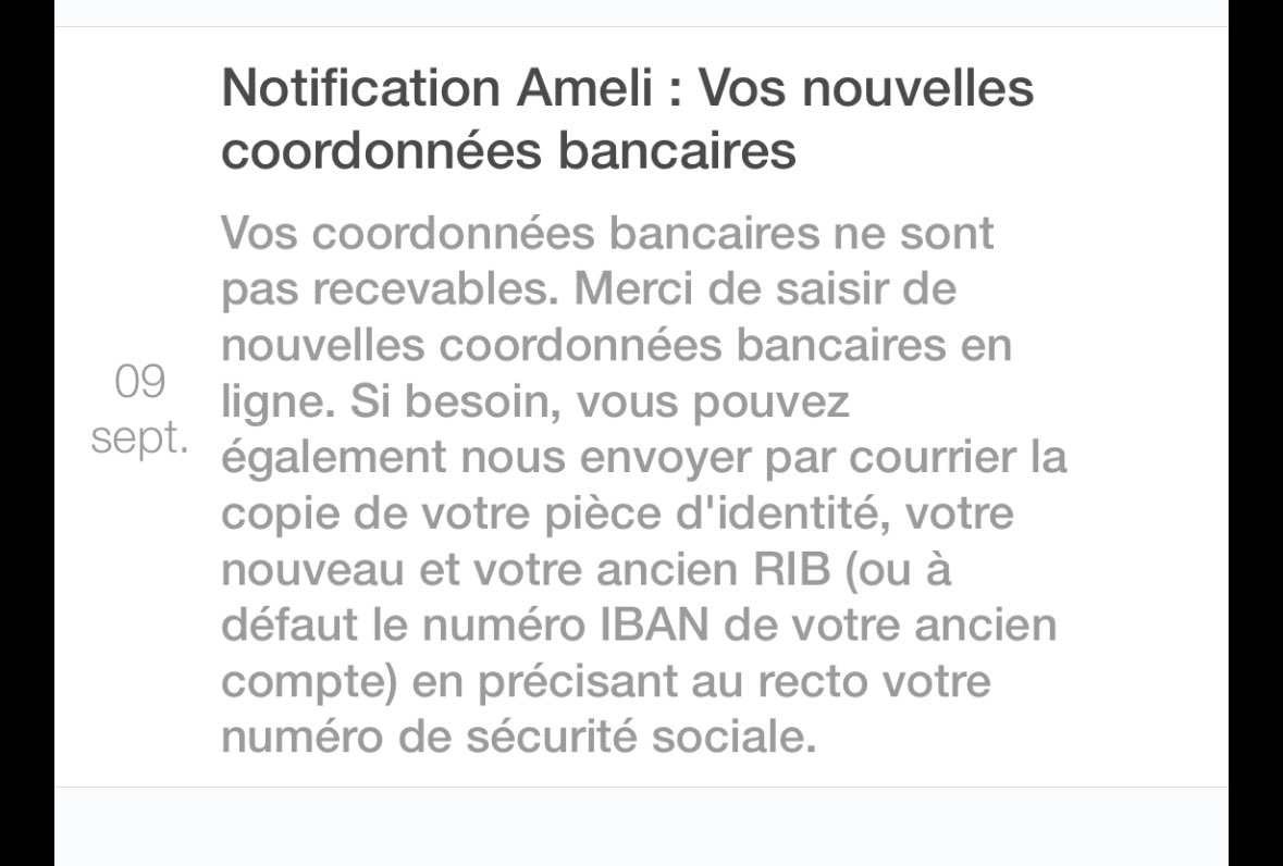 AlexChampeau's tweet photo. @CPAM_75  vous n’acceptez pas les RIB Revolut ? Pourquoi ne pas le mentionner tout simplement. https://t.co/kAmwp2tJLP