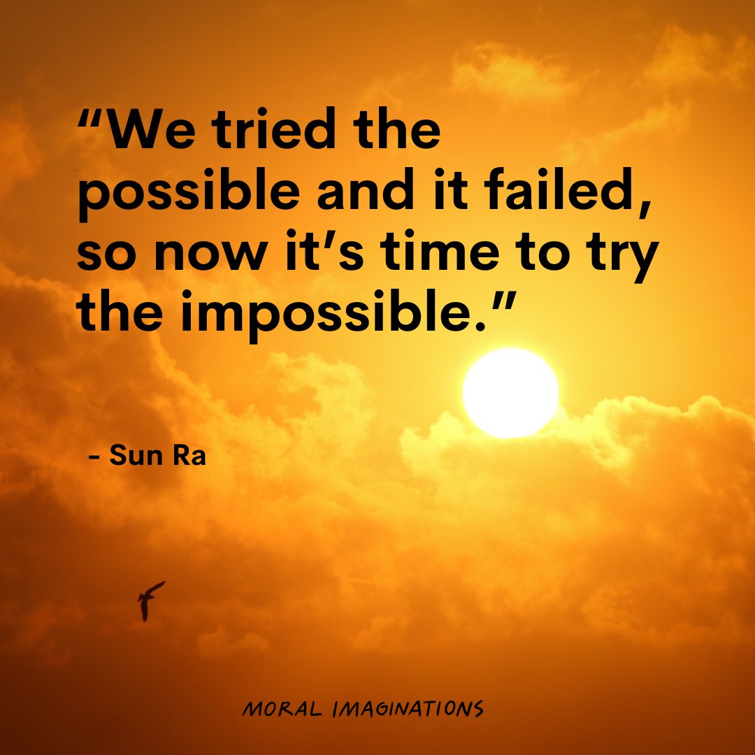 Change always seems impossible until it happens. As an Imagination Activist, we dare you to consider the impossible by training your #imagination muscle, so that you can expand your ability to respond to radical change. #whatif #imagine #imaginationactivism