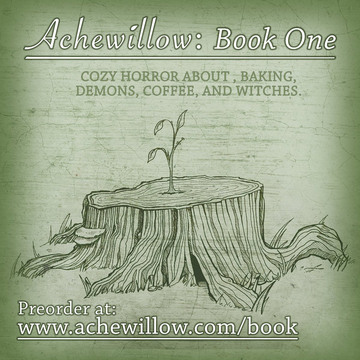 There’s no such thing as an Achewillow book… but with your help, there could be! 

We need to hit 750 preorder copies by Halloween to make Achewillow: Book 1 a reality. Preorder your copy, including a large serving of preorder bonuses at Achewillow.com/book