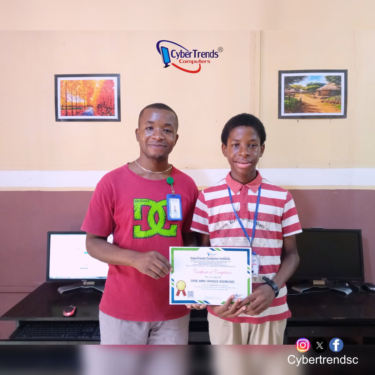 cybertrendsc's tweet photo. Congratulations to our very own Techie Sigmund. Your hard work and commitment have been inspiring. We’re proud of your achievements and excited to see the impact you’ll make in the tech world. Keep pushing boundaries and reaching new heights. https://t.co/oS5nJC4Fvo