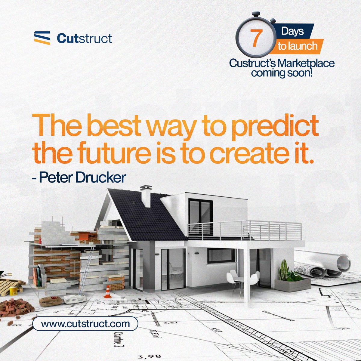 CutStruct's tweet image. We&apos;ve created something that will change the way you procure construction materials, making it faster and easier than ever. 

Get ready for a new experience. We can&apos;t wait to share our revamped Marketplace with you. 

7 days to launch! Watch this space. 

#Cutstruct