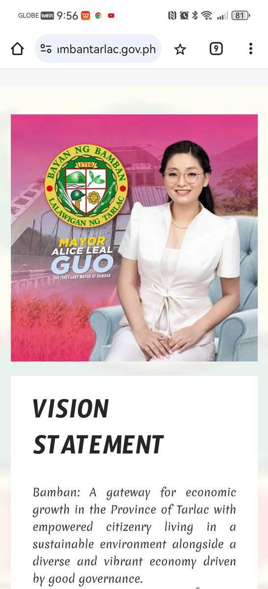 Bakit Kaya di pa I aalis sa website ng Bamban Tarlac ito?