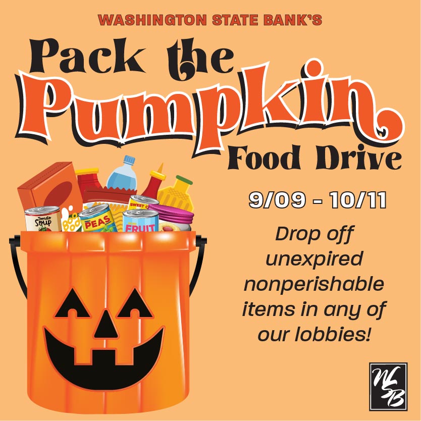 It's baaack!🎃

The food drive will benefit:
HACAP in Washington
The Lord's Cupboard of Jefferson County in Fairfield
Community Action of Southeast Iowa in Columbus Junction
Pella Community Food Shelf in Pella

 washsb.com/about-us/pack-…