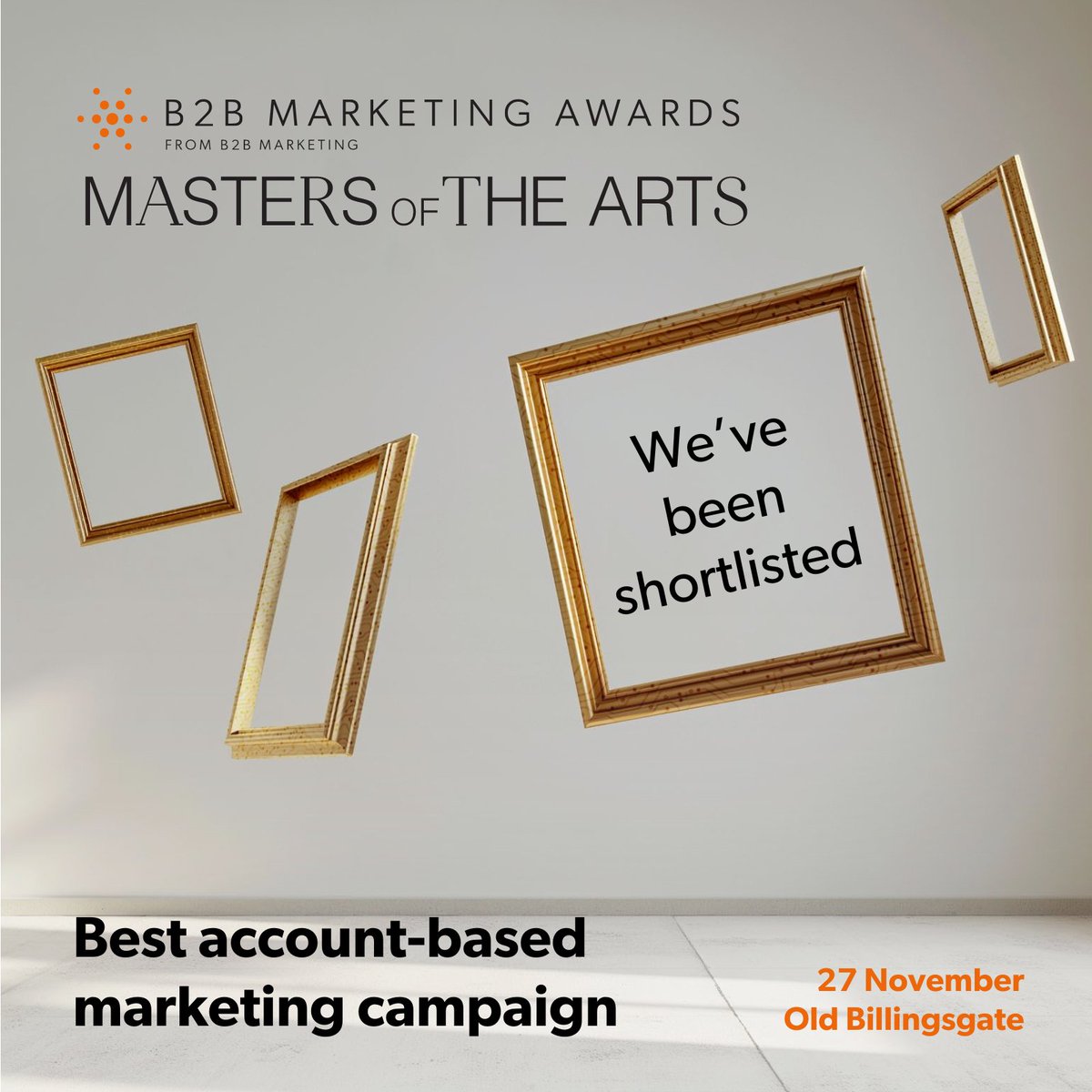 🎉 Thrilled and honored to be among such talent as finalists in the B2B Marketing Awards' ABM category and Demand Generation categories!🙏 Massive nod to the 
<a href="/weareagent3/">Agent3</a> Group teams and fantastic clients <a href="/expereo/">Expereo</a> and @infor.  💫 <a href="/b2bmarketing/">John Fox</a> #b2bmarketingawards #abm #award