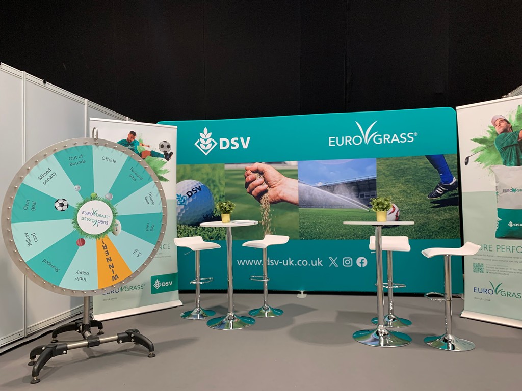 EUROGRASSUKSEED's tweet photo. We’re set up and ready for @groundsfest 2024

Make sure to come to Stand 29 and spin the wheel from 9am tomorrow https://t.co/5k0Ne1g5RB