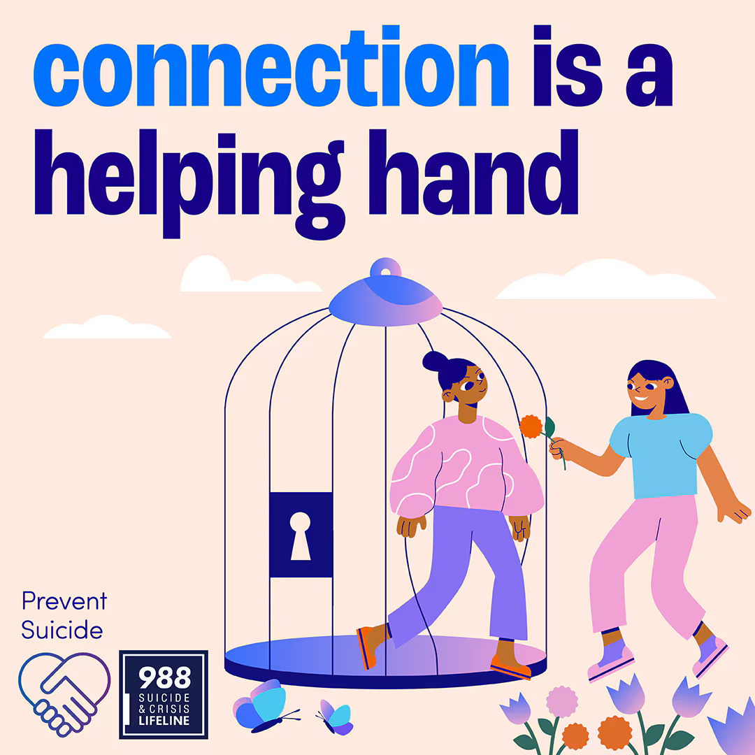 💙 A helping hand can make all the difference. If you or someone you know is struggling, remember - you're not alone. The 988 Suicide &amp; Crisis Lifeline is here 24/7.

Call or text 988 for free, confidential support.

#988Lifeline #MentalHealthMatters #CTCares