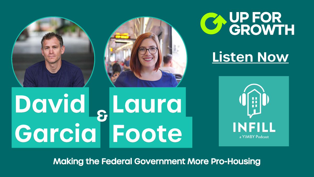 On this episode of Infill, YIMBY Action's Executive Director <a href="/NeverSassyLaura/">Laura Foote 🌇</a>  and <a href="/Up4Growth/">Up for Growth</a> Policy Director David Garcia get nerdy 🤓 about the federal government's attitude on pro-housing policies." infill.simplecast.com/episodes/makin…
