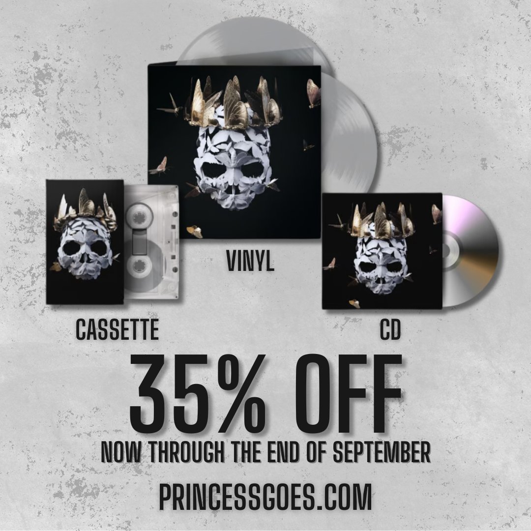 COME OF AGE VINYL, CASSETTES &amp; CD'S ARE ON SALE NOW! 
princessgoes.tmstor.es