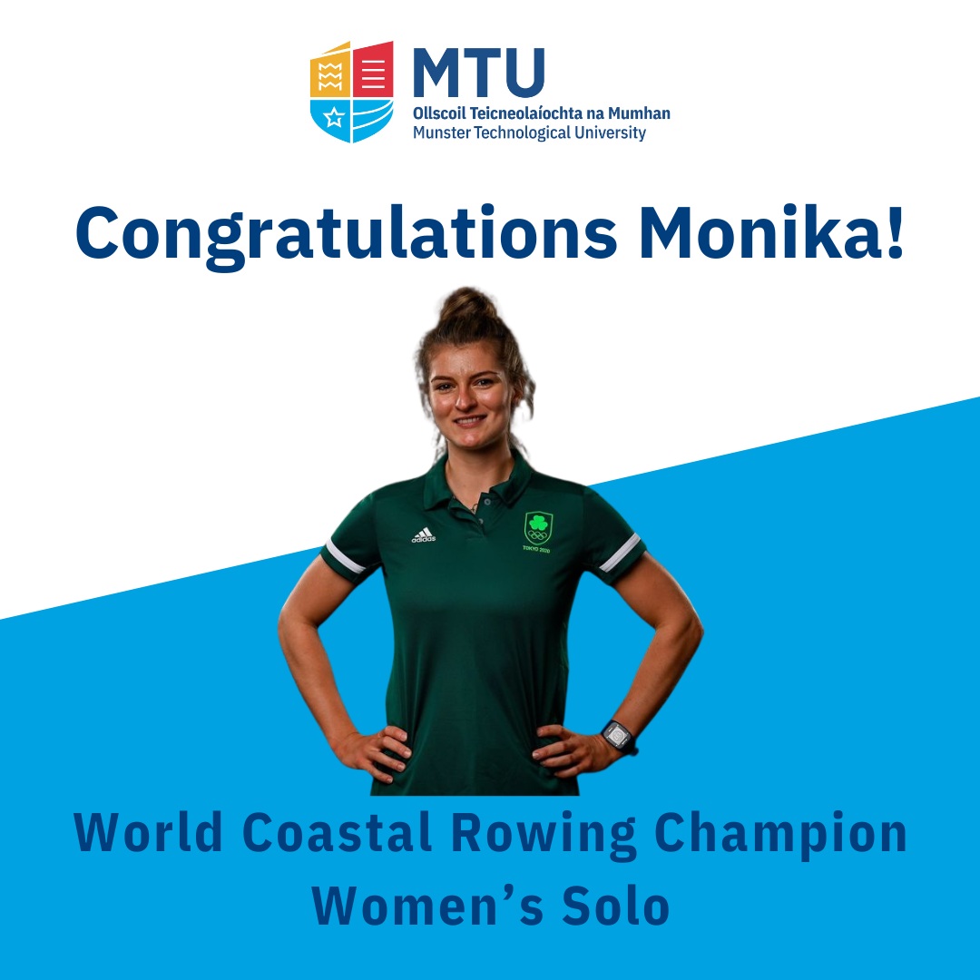 MTU_ie's tweet image. 🎉 Congratulations to MTU's Monika Dukarska on being crowned World Coastal Rowing Champion in the women’s solo for the second year in a row! Monika’s dedication and hard work continue to inspire us all. We're incredibly proud of her amazing achievements on the global stage. 🏆🌍