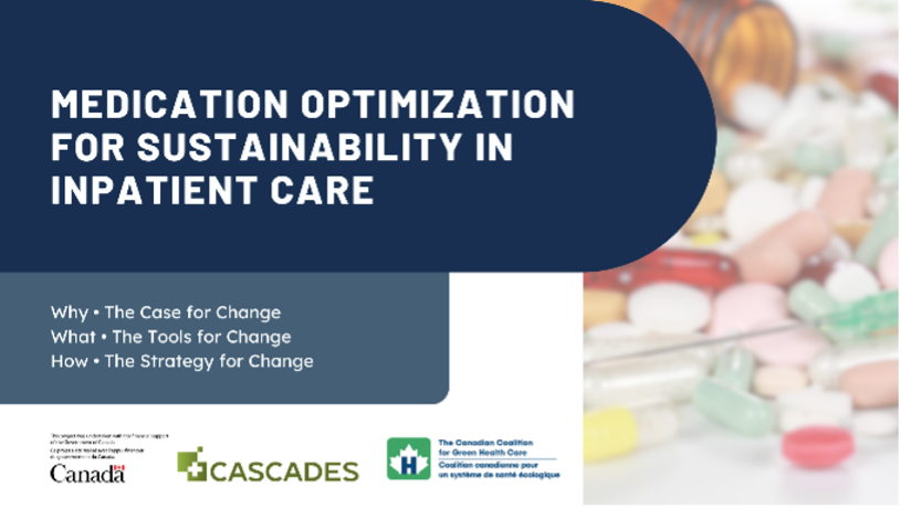 Medication optimization has the potential to reduce patient &amp; health system harms. Did you know it can also have environmental benefits?

A new playbook outlines strategies to address the environmental impacts of polypharmacy through medication optimization in inpatient settings.