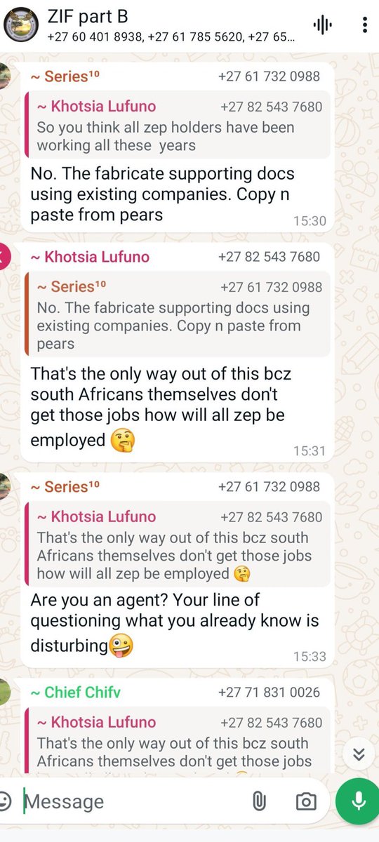 OperationDudula's tweet image. Conversations held in Zim groups planning to Chidimma our state
You can’t help but fear how many illegals are in this country