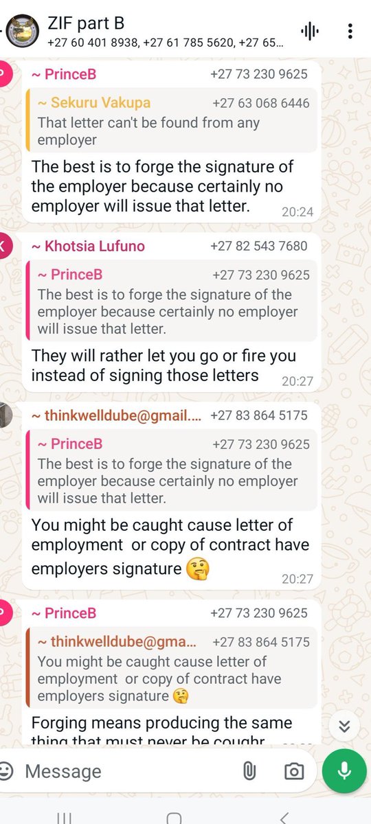 OperationDudula's tweet image. Conversations held in Zim groups planning to Chidimma our state
You can’t help but fear how many illegals are in this country