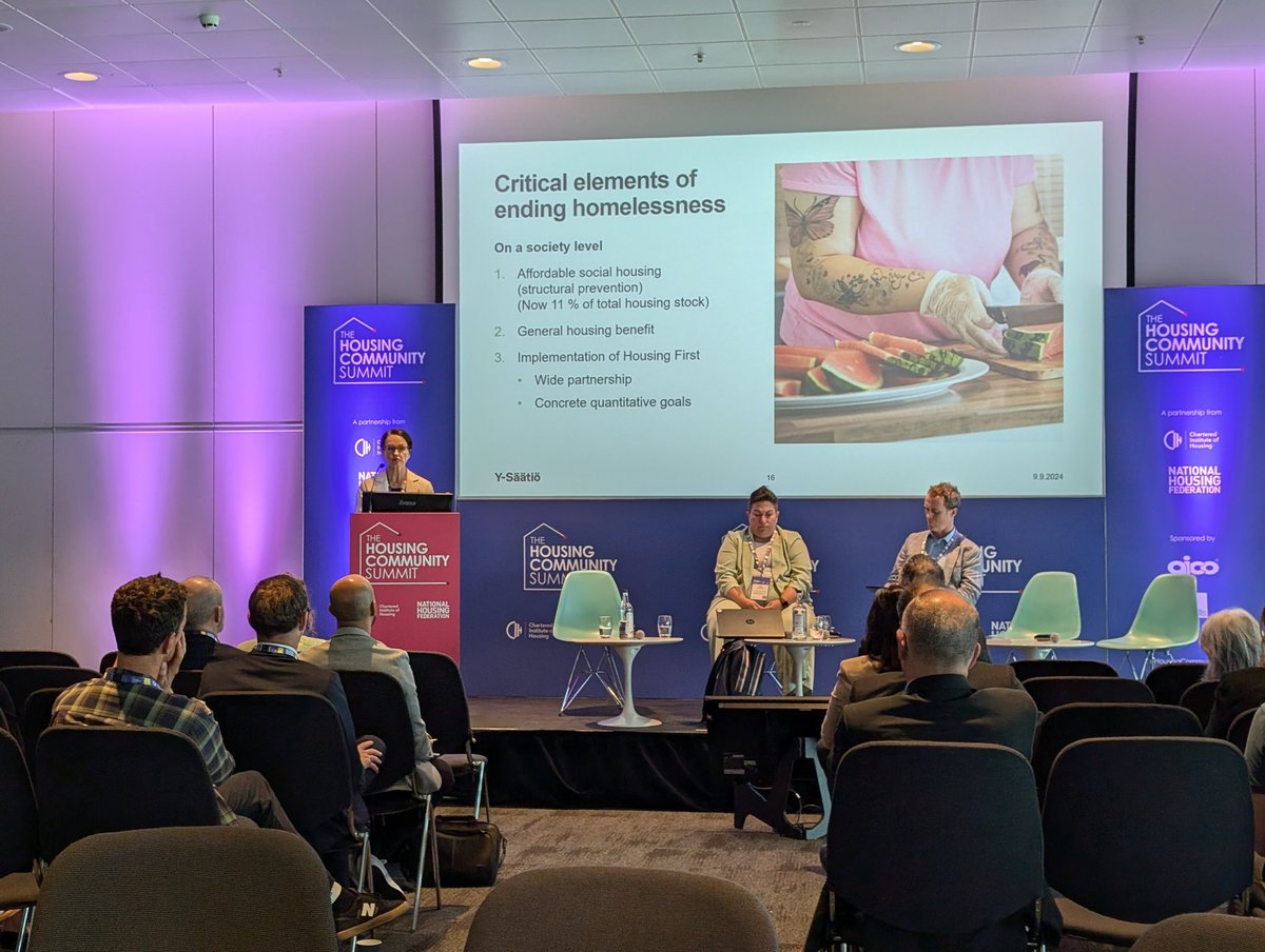 Justin Cartwright (@justincar1) on Twitter photo #HousingCommunitySummit session 'Spotlight on the world' shares inspiring housing and homelessness practices from Finland and Canada, with <a href="/OjankoskiT/">Teija Ojankoski</a>, Mel Willerth & <a href="/SeamusLeheny/">Seamus Leheny</a>. Finland's incredible progress in addressing homelessness is something to behold. #HousingCommunitySummit session 'Spotlight on the world' shares inspiring housing and homelessness practices from Finland and Canada, with <a href="/OjankoskiT/">Teija Ojankoski</a>, Mel Willerth & <a href="/SeamusLeheny/">Seamus Leheny</a>. Finland's incredible progress in addressing homelessness is something to behold.