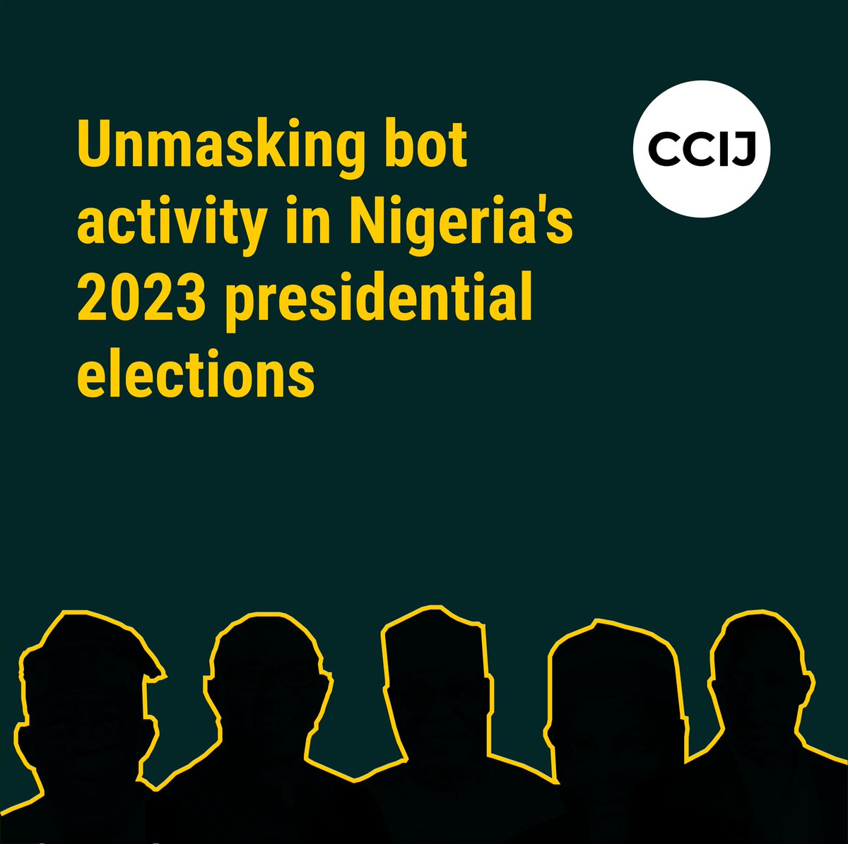 Center for Collaborative Investigative Journalism (@the_ccij) on Twitter photo In the 2023 Nigerian presidential election, there was a sharp rise in social media bot accounts. 
Over 90% of these accounts were created in 2022, with a peak in September.
#NigeriaDemocracyDeferred #BotAnalysis  
#Thread In the 2023 Nigerian presidential election, there was a sharp rise in social media bot accounts. 
Over 90% of these accounts were created in 2022, with a peak in September.
#NigeriaDemocracyDeferred #BotAnalysis  
#Thread