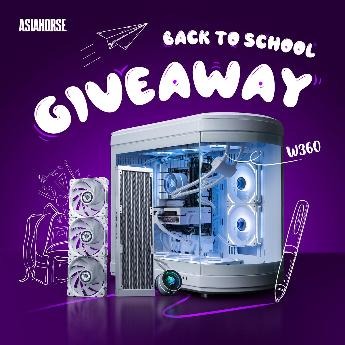 Asiahorse_PC's tweet photo. [Giveaway] The #asiahorse Back to School Giveaway is live!
Do you remember the specs of your first PC?

Just follow @Asiahorse_PC and retweet this post to enter.

Link here:https://t.co/YhDnbRRGBH https://t.co/9tYkMmYfhX