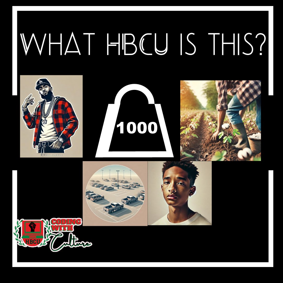 CodingWCulture's tweet image. Time to test your HBCU trivia skills! 🧐 Can you guess the HBCU based on these pop culture clues? 🤔 Drop your guess & win some serious bragging rights! #HBCUMonth #CodingWithCulture #BlackExcellence #TechForTheCulture