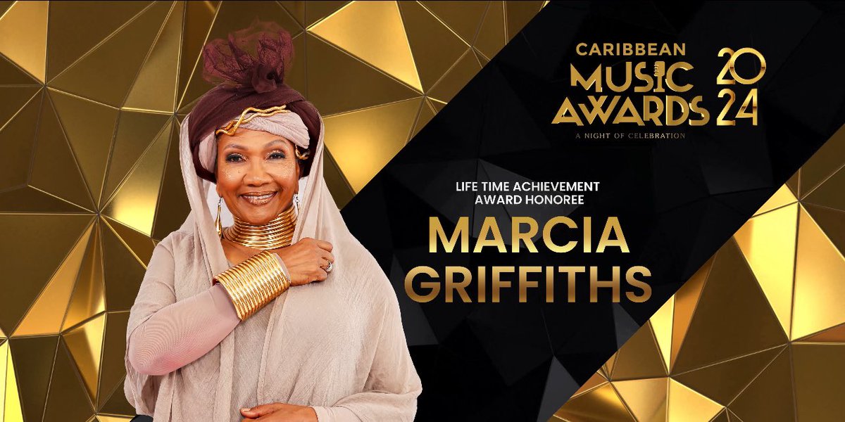 Caribbean Music Awards ‘24 - Voices of the Caribbean 🏆🎙️

Lifetime Achievement Award Honoree- @marciagriffiths_queenofreggae 👑🏆

#caribbeanmusicawards 
#voicesofthecaribbean 
#marciagriffiths