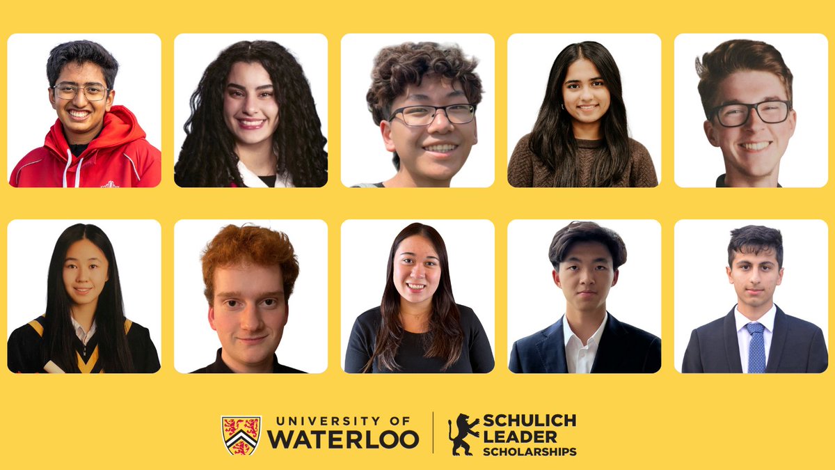 #UWaterloo is proud to welcome a new cohort of science, technology, engineering and math (STEM) students through the Schulich Leader Scholarship program this fall.

More: bit.ly/47iirHk | #UWaterlooNews