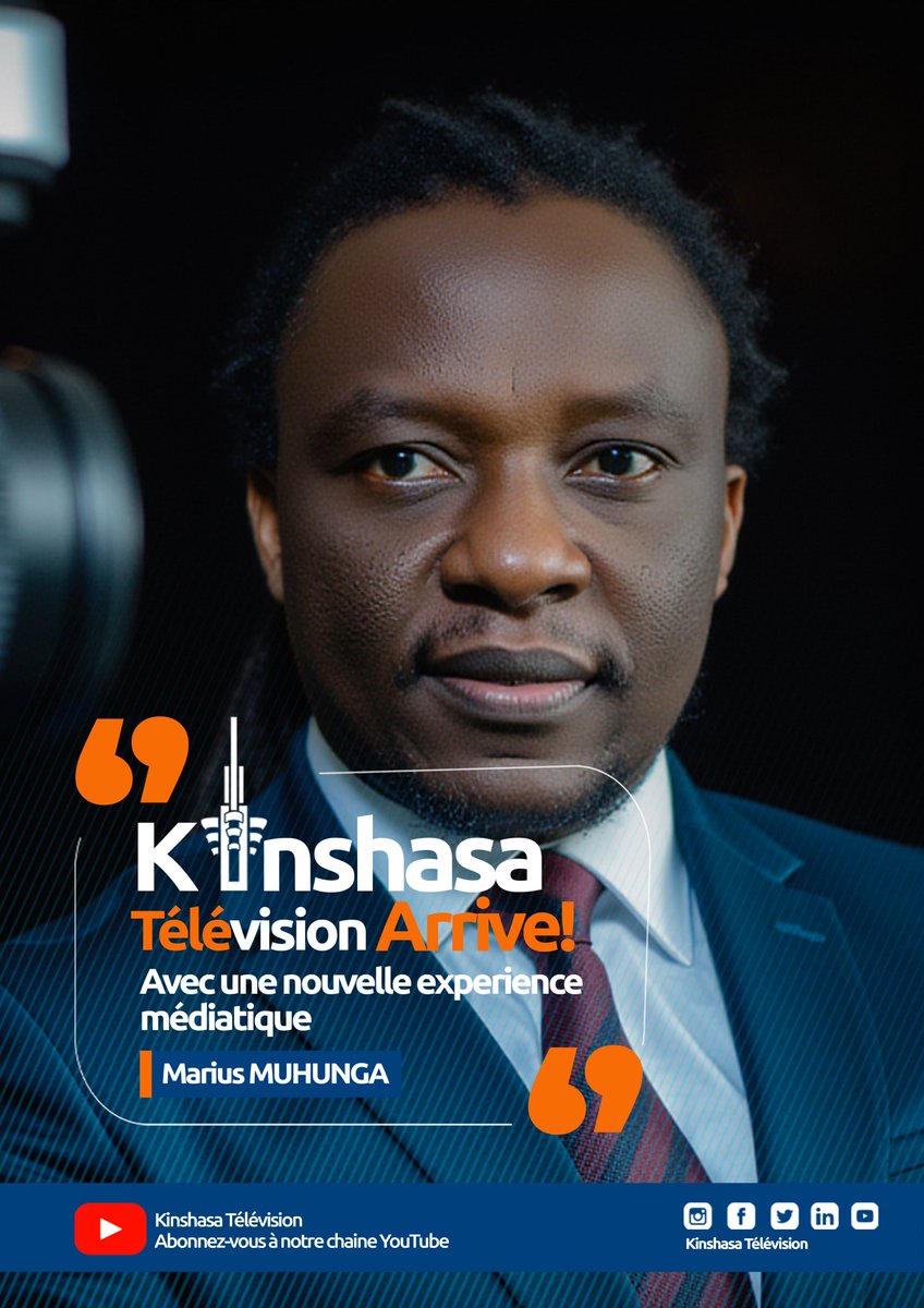 Bonjour à tous !

Êtes-vous prêts pour une nouvelle ère médiatique avec 📺 Kinshasa Télévision ?

👉 Abonnez-vous à la chaîne YouTube "Kinshasa Télévision" pour en savoir plus ! 🎬

Voici le lien de notre chaîne YouTube : cutt.ly/TeEy4NUE

#MariusMuhunga
