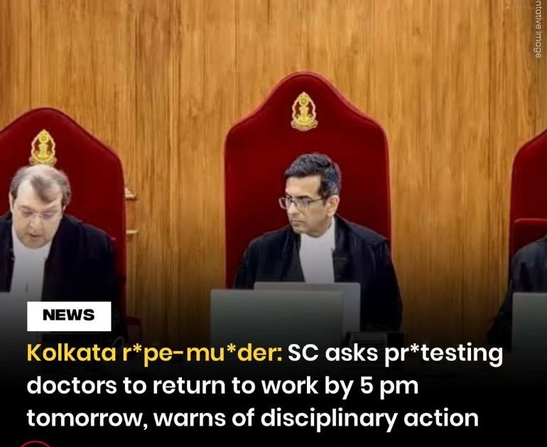 Abhishekrjn15au's tweet photo. Urgent Appeal To Fellow Doctors All Over India. We need A Nationwide Mass Movement For Safety of HealthCare Workers

Justice DY Chandrachud &amp; Supreme Court Who Took Up Thr Case as Suo Moto Have Failed To Provide Any Justice Instead Have Asked Doctors To Join Duty 
#RGKarProtest https://t.co/YTmGGGwWyl