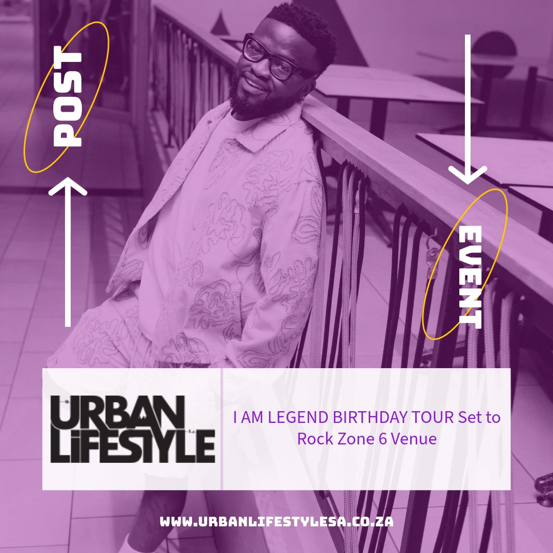 Visit #UrbanLifestyle with the link below to join the I AM LEGEND BIRTHDAY TOUR at Zone 6 Venue, Soweto, on 27 September 2024, for a night of unforgettable performances celebrating <a href="/TomLondonSF/">BHOVUNGANE</a>. urbanlifestylesa.co.za/2024/09/09/i-a…