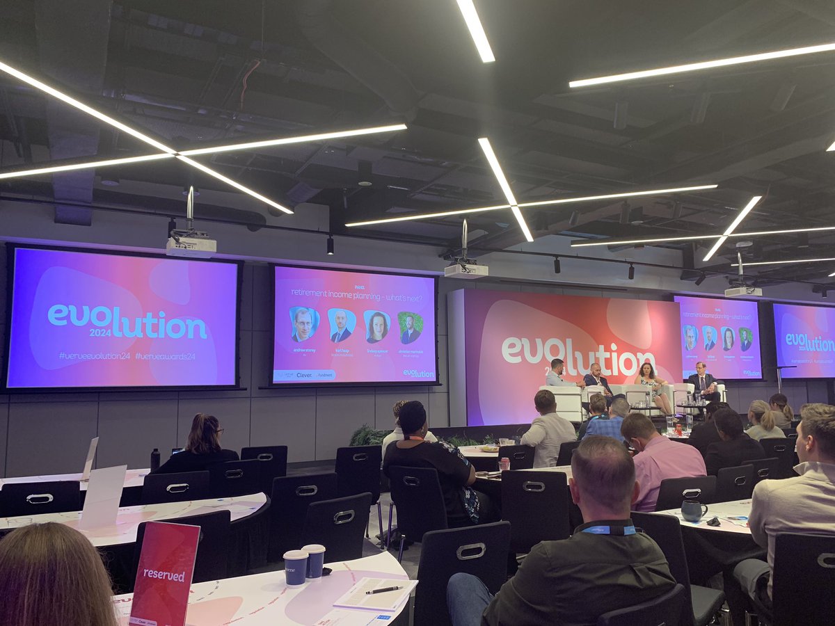 Retirement Income Panel - I often feel the word ‘risk’ is confused and used when the word ‘volatility’ is far more appropriate. They are two different things #verveevolution24