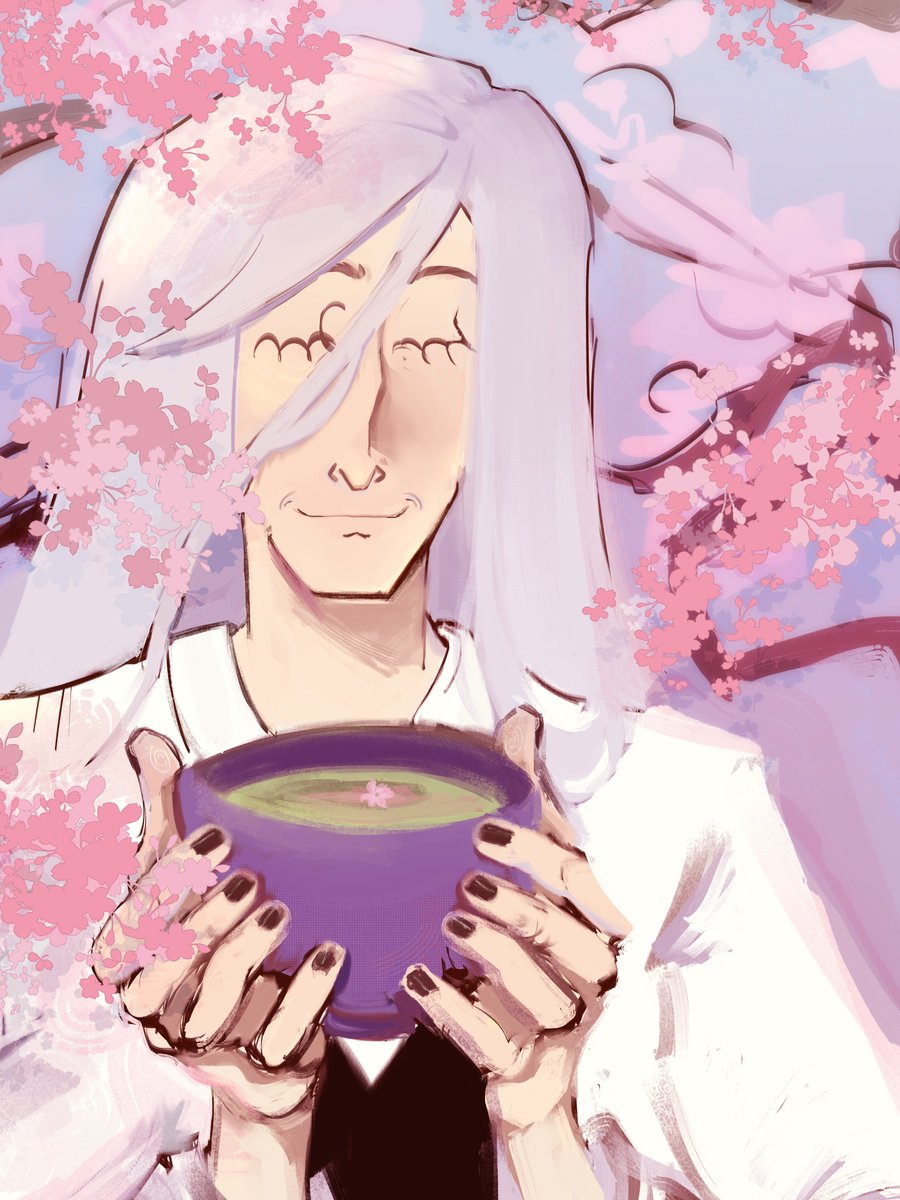 #bleach #ukitake 

art trade with <a href="/Grustim__Nahui/">чайка с картинками</a> :3с