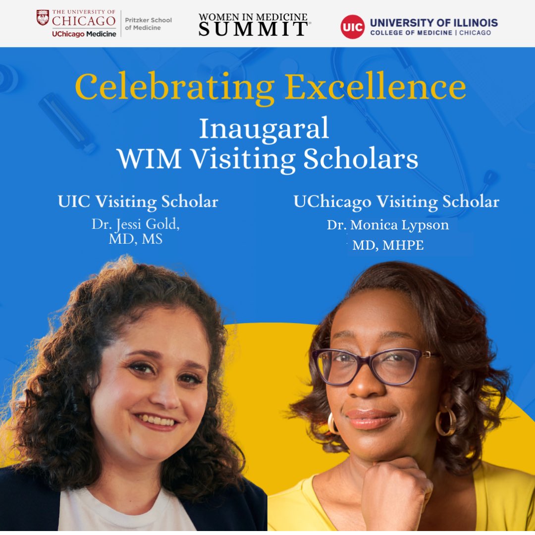 We’re pleased to welcome Dr. Monica Lypson as our inaugural UChicago WIMS Visiting Scholar!
Dr. Lypson will also deliver a pre-conference keynote at the WIMS Conference!
#WomenInMedicine #MedicalEducation #PritzkerSchoolOfMedicine #UChicago #Research #ContinuingMedicalEducation
