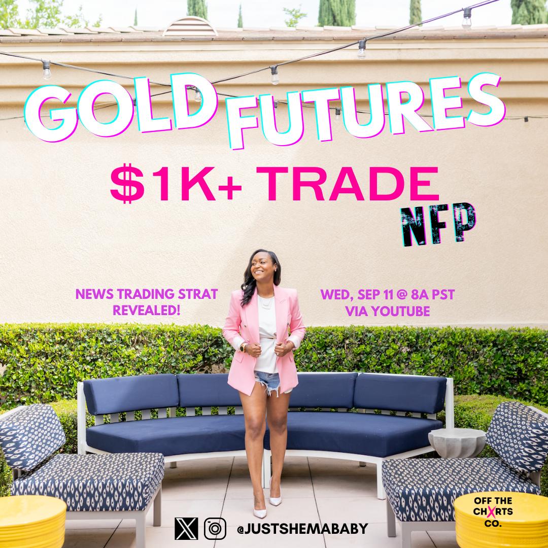 JustShemaBaby's tweet photo. Watch my archived trading video as I live trade one of my favorite news events from this past Friday: NFP π
PREMIERES WED, SEP 11 @ 8A PST
π: https://t.co/vewTspfcip
#futures #futurestrading #goldtrading #NFP #daytrading #waitonpa #keeptrading #OTCC β¨οΈ https://t.co/WL2yYYujff