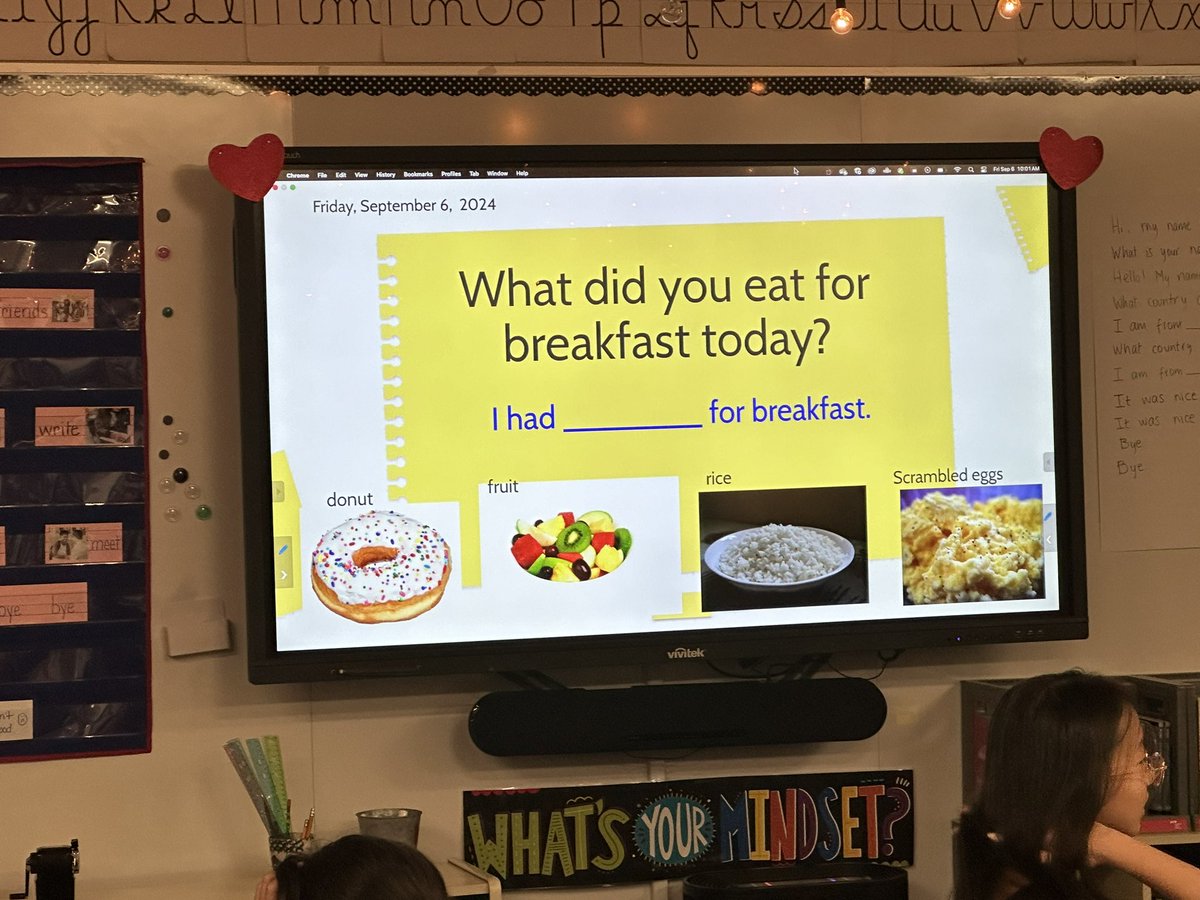 Incorporating sentence stems with visuals AND holding students accountable for speaking in complete sentences supports EB learners with acquiring oral language. <a href="/coppelleast/">Coppell Middle School East</a> <a href="/mrsbird710/">Laura</a> <a href="/CoppellESLBIL/">Dr. Anita de la Isla</a> #CoppellESLBIL