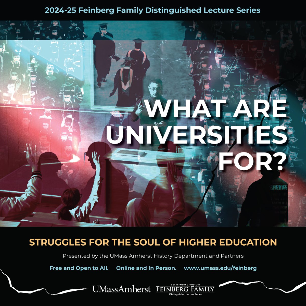 What are universities for?

The 2024-25 Feinberg Series brings together students, scholars, and community organizers to trace the historical roots of the political, economic, and ethical crises in higher education.

Join us! umass.edu/feinberg

🧵