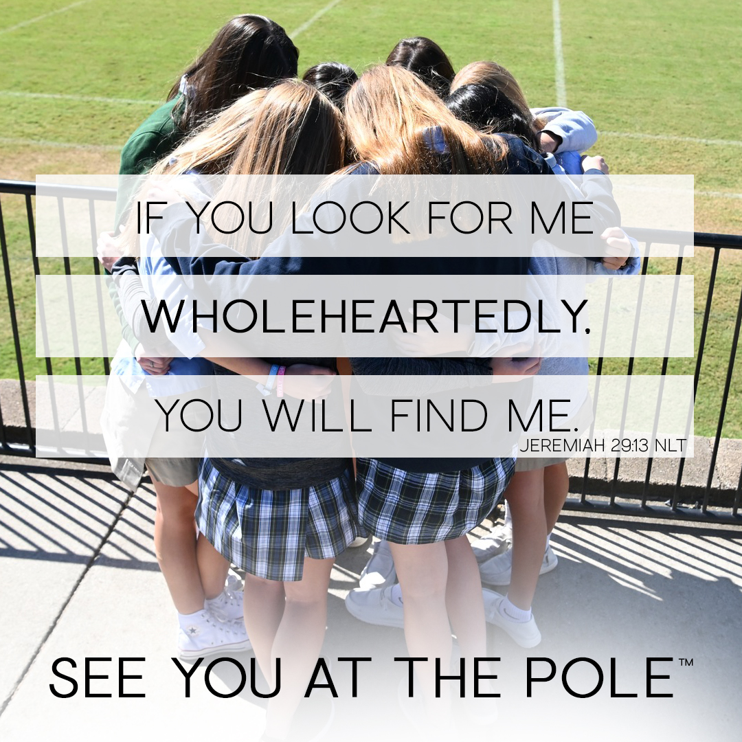 WriteHandLane's tweet image. See You at the Pole-September 25 8:00 AM 
Deer Pak High School Youth for Christ and Fellowship of Cristian Athletes