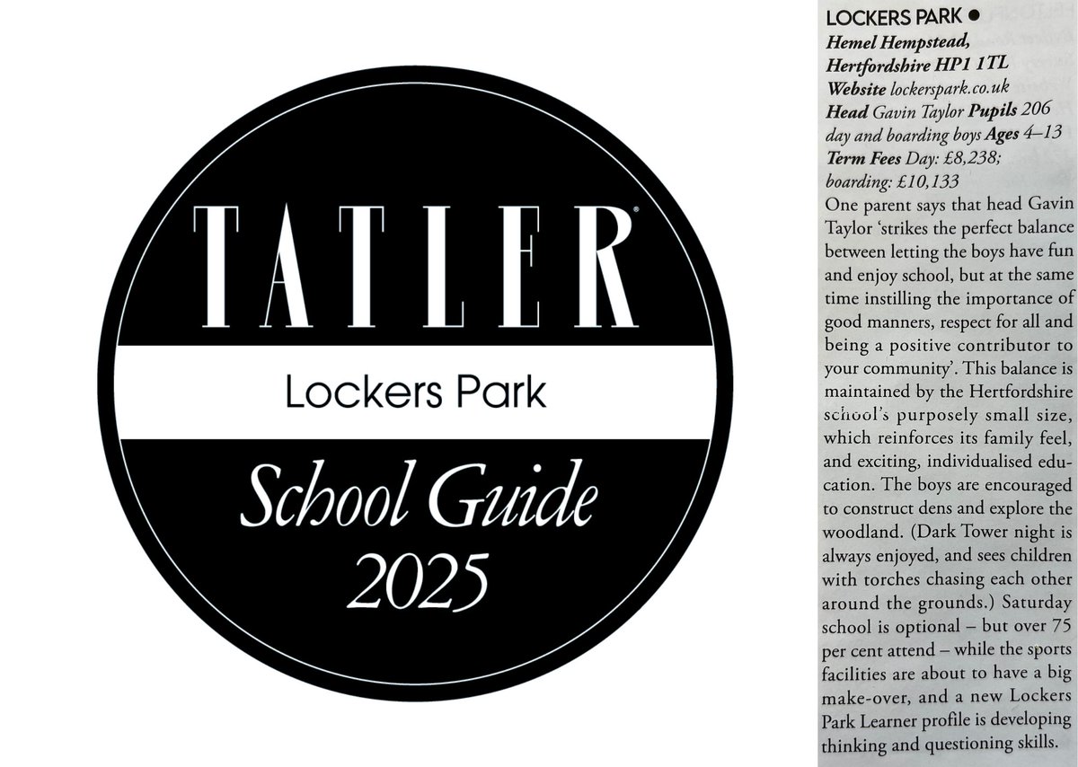 Lockers Park School tweet media