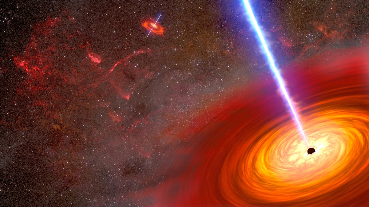 Hubble Space Telescope (@hubbletelescope) on Twitter photo Hubble and <a href="/chandraxray/">Chandra Observatory</a> have uncovered a pair of supermassive black holes that are just 300 light-years apart. They are buried deep inside the heart of a pair of colliding galaxies that will eventually merge to make a bigger black hole: bit.ly/3YpIM3Q Hubble and <a href="/chandraxray/">Chandra Observatory</a> have uncovered a pair of supermassive black holes that are just 300 light-years apart. They are buried deep inside the heart of a pair of colliding galaxies that will eventually merge to make a bigger black hole: bit.ly/3YpIM3Q