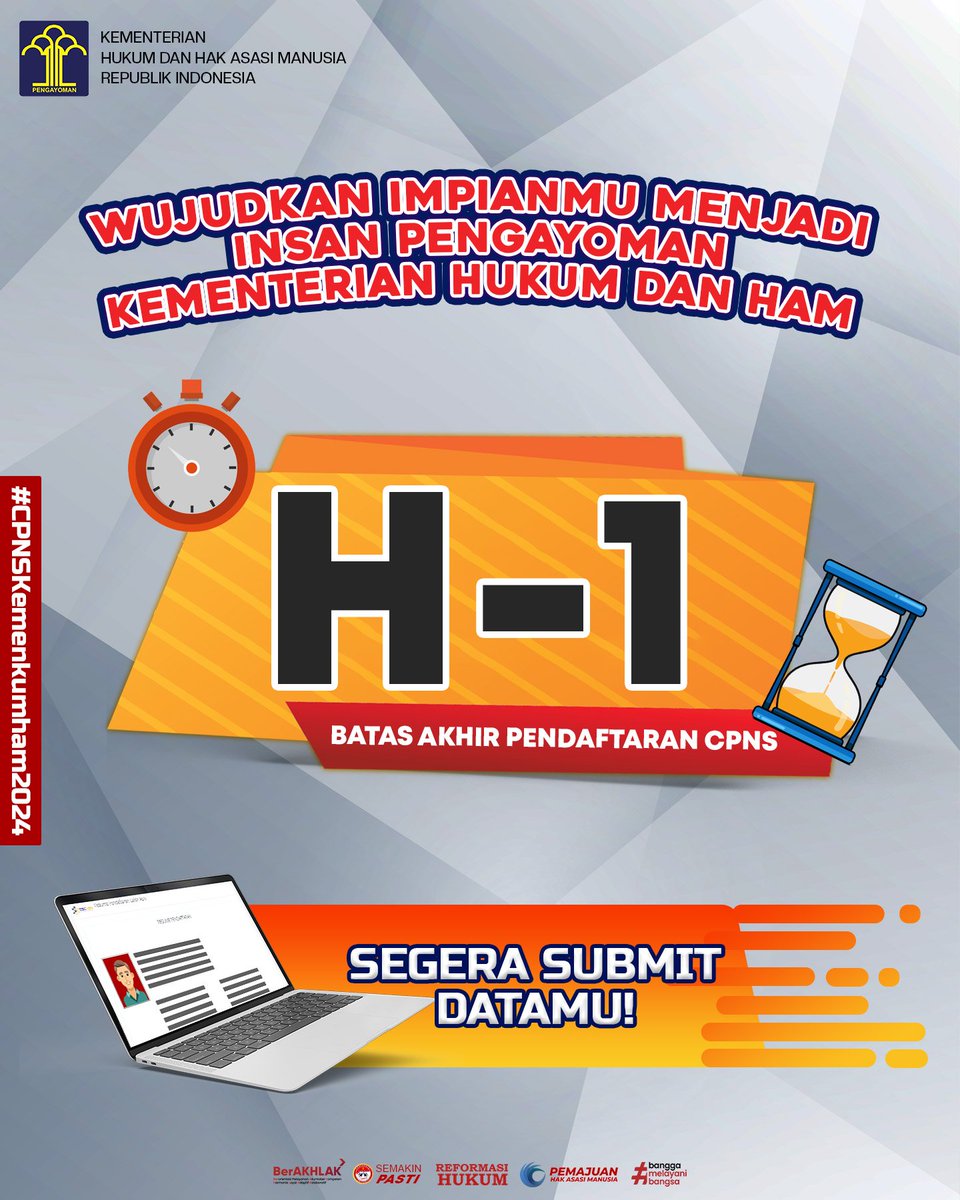 SELEKSI CASN KEMENKUMHAM tweet media