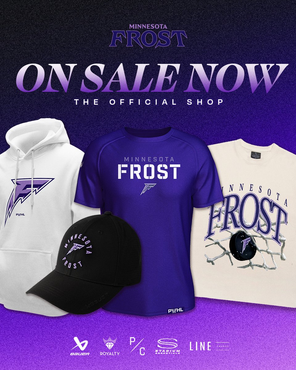 Bundle up for the first frost.

Gear up for season two with all new Frost apparel!
🛍️ shop.thepwhl.com/collections/mi…