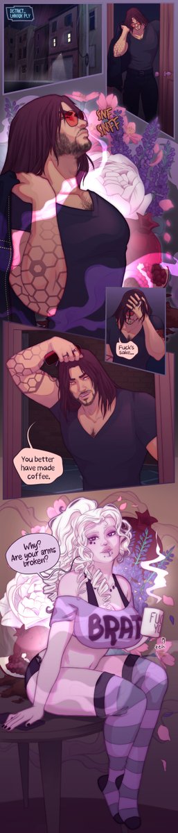 Pt 1/4 - Little mini comic project featuring these two because I haven't shown them being shitheads at each other enough. And that's like 90% of their relationship, because otherwise someone might suspect they like each other or something.
