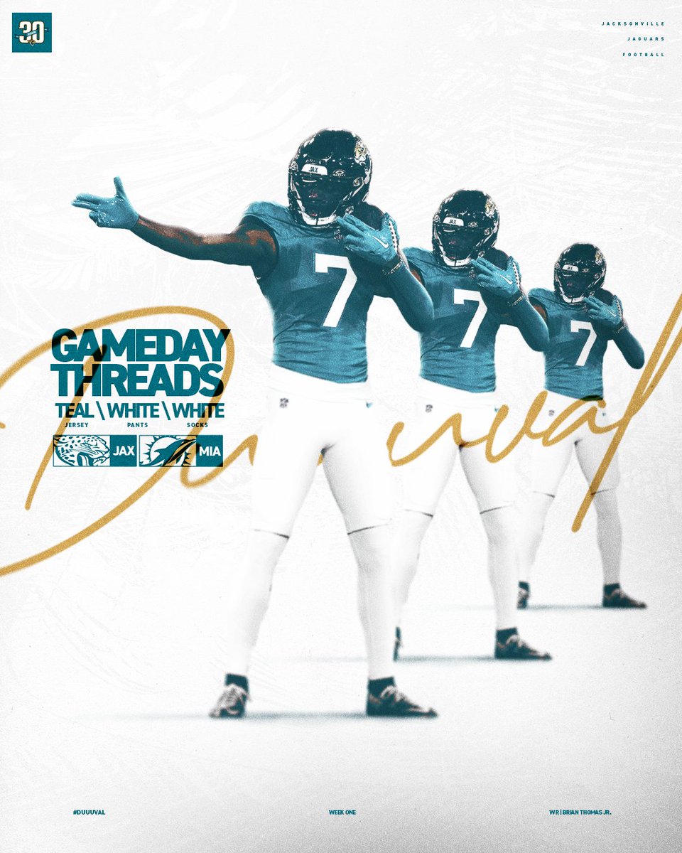 DevCarvajal's tweet photo. 2024 Social Creative is rockin'

#DUUUVAL #NFLCreative https://t.co/zS0BgEjIZZ